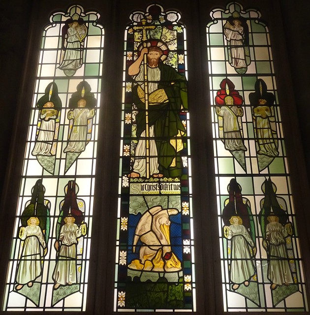 [16608] Bradford Cathedral : Illuminated Window