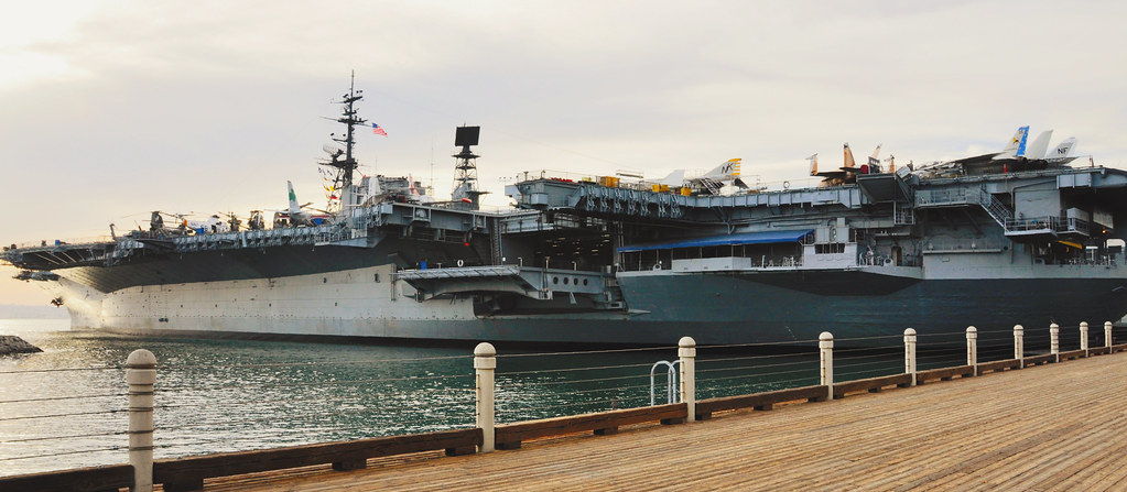 The USS Midway, Navy base museum