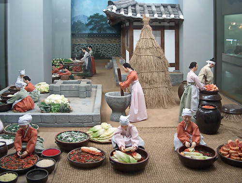 South Korea - Seoul - National Folk Museum - Making Kimchi - 1