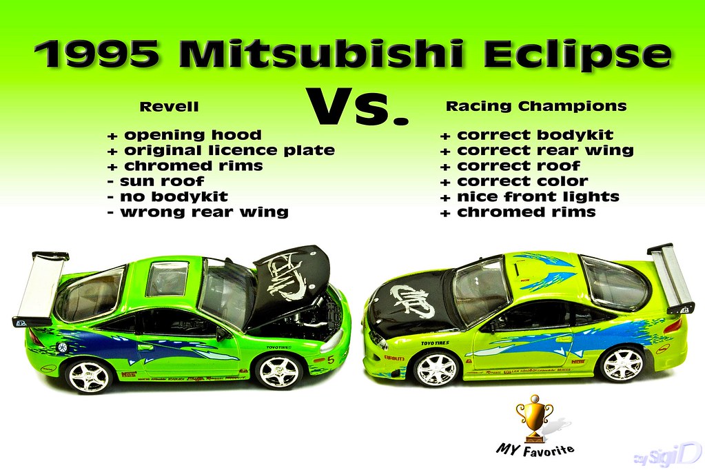 Mitsubishi_Eclipse_Vs3 | 1:64 Fast and Furious Brian's Mitsu… | Flickr