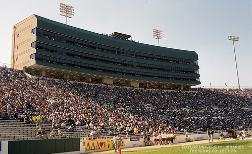 Baylor (Floyd Casey) Stadium, renovated and expanded Skybox Complex, November 1999