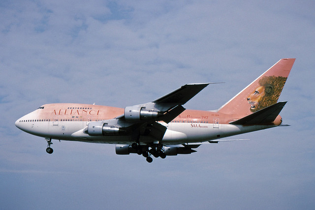 ZS-SPA Boeing 747SP-44 Alliance Air