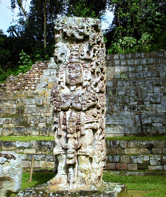 Stela D, Copan, Honduras