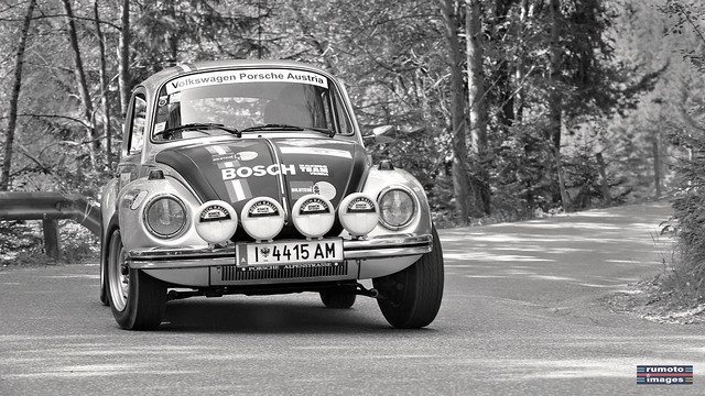 1972 VW 1303 S Rallye Volkswagen Porsche Austria (c) Bernard Egger :: rumoto images 5408 bw II