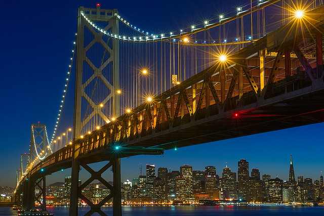 Bay Bridge and Downtown San Francisco