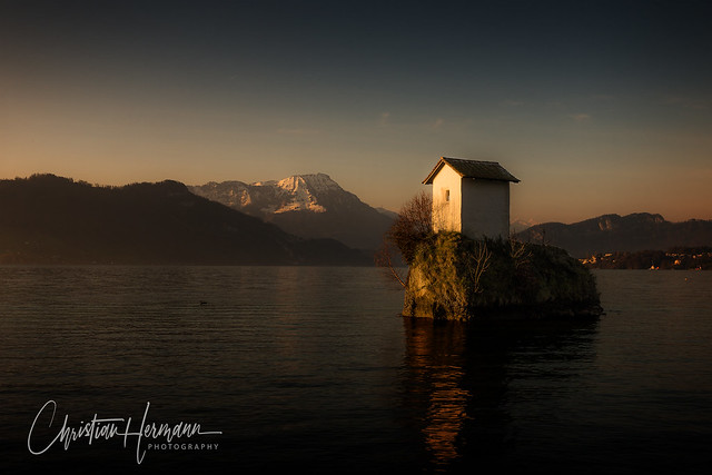 Islet, Lake Lucerne, Switzerland