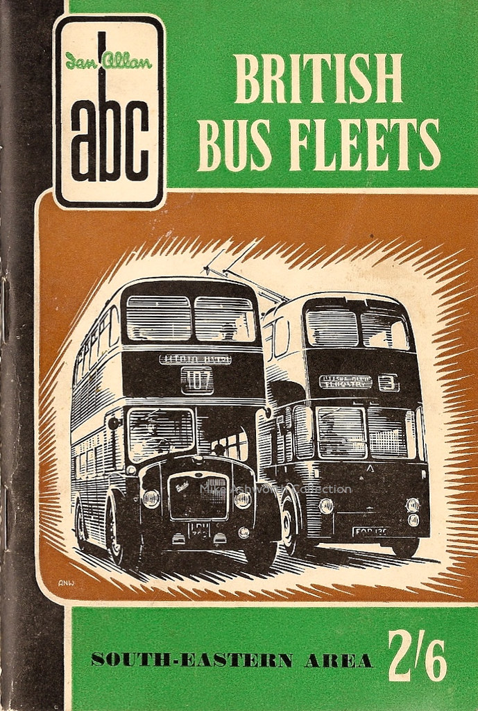 Ian Allan ABC British Bus Fleets - South Eastern area, c1957
