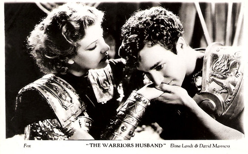 Elissa Landi, David Manners in The Warriors Husband