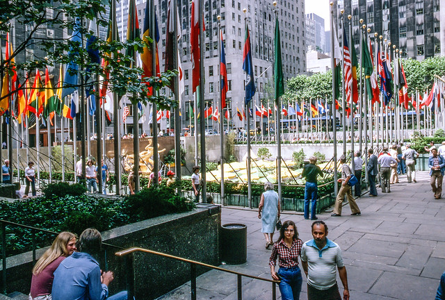 Rockefeller Plaza, New York in 1978
