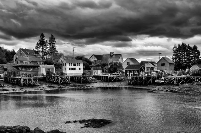 Port Clyde On A Cloudy Day