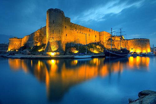 harbor cyprus bluehour fortress zypern girne kyrenia chipre κύπροσ κερύνεια
