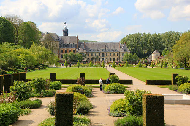 Valloires, Argoules, Somme, Picardie, France: l'Abbaye,son parc et ses jardins, the abbey, its park and its gardens, die Abtei, ihr Park und seine Gärten.