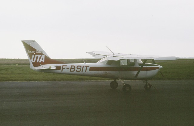 F-BSIT UTA Aero Club Cessna F150K seen at Le Plessis-Belleville near Paris