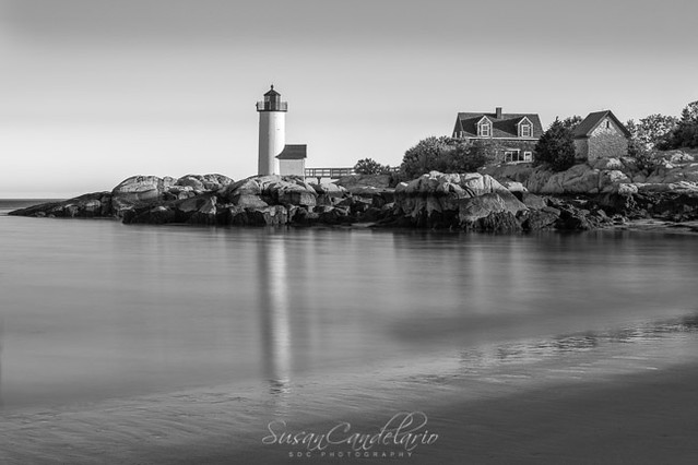 Annisquam Lighthouse BWHistoric Annisquam Harbor Lighthouse Station on Wigwam Point in the Annisquam neighborhood of Gloucester, Massachusetts. Also available as a color print.Susan Candelariohttp://www.sdcphotography.com/http://www.sdcphotography.com/