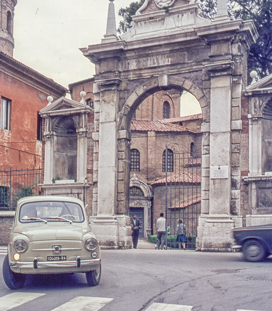 Gate to Ravenna Cathedral, Italy