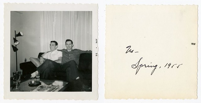 Frank Bushong and Roger Pegram, Spring 1955