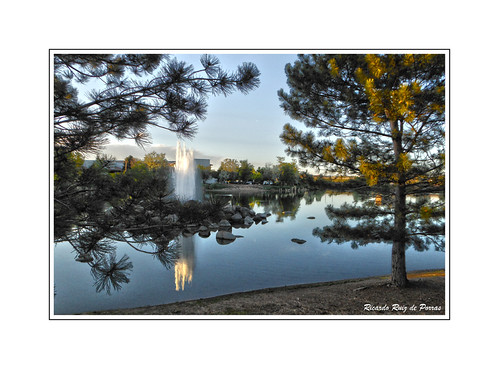 Colorado Springs Oasis by RRP Foto, Colorado Springs, COwater nikon colorado dusk landscaping stones lakes sunsets pines coloradosprings
