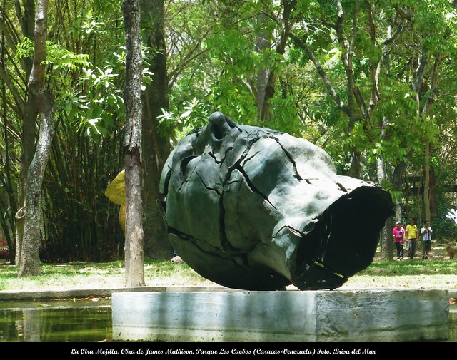 La Otra Mejilla. Obra de James Mathison. Parque Los Caobos (Caracas-Venezuela)
