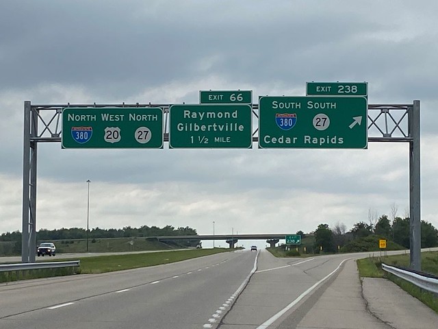 US 20 west at I-380 south