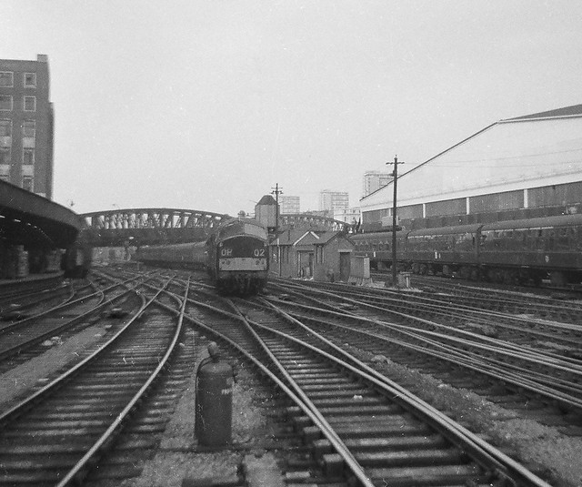 An unidentified D63xx Class 22 arriving at Paddington on an ECS sometime in the late 1960s