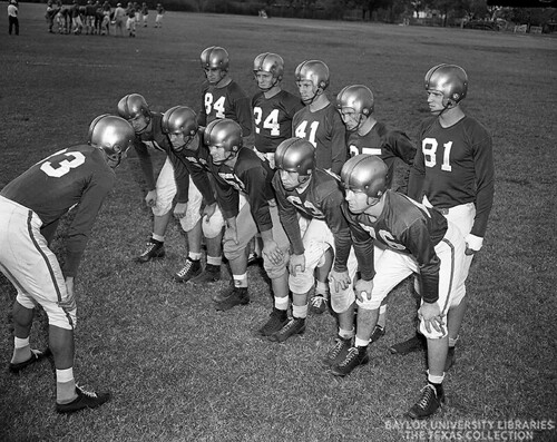 Baylor Bear Football, practice, c.1949 (2)
