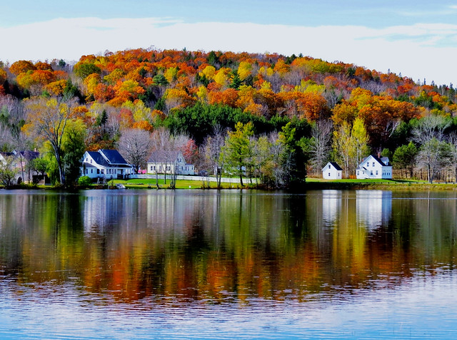 Fall Reflection Acadia Maine