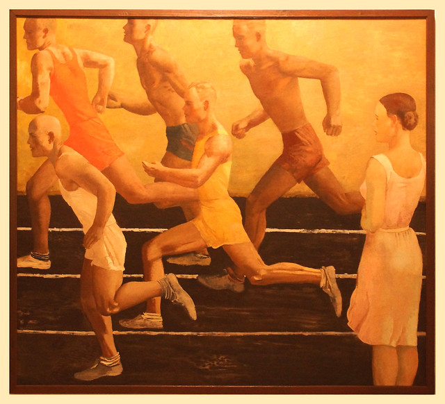 Alexander Deineka (1899-1969) Race, 1932-33, oil on canvas