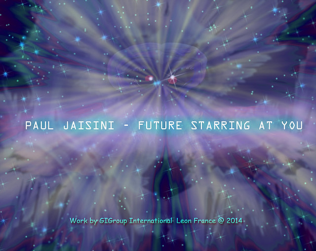 Paul Jaisini -- Future Starring at you Starry Alien Artwork by Leon France 2014