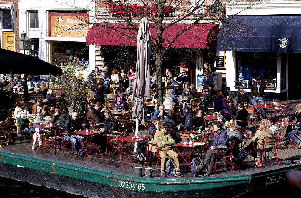 Leiden | café Einstein | the terrace on the Nieuwe Rijn | Flickr