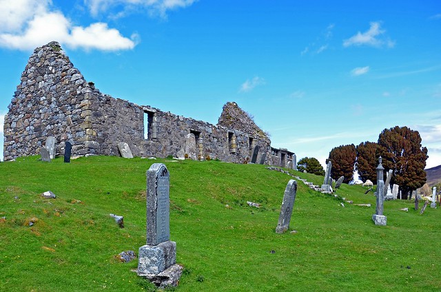 Kilchrist Chapel ruins on Skye