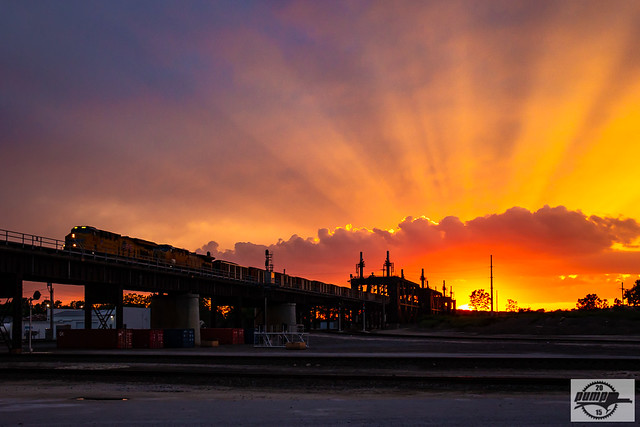 Eastbound UP Loaded Coal Train at Kansas City, MO