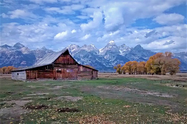 T.A. Moulton Barn, Mormon Row Historic District, Teton range, Wyoming