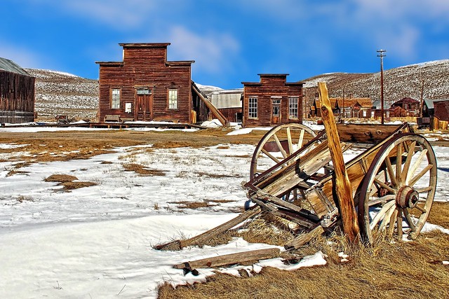 Ghost town, Bodie  State Historic Park  in Mono County, California