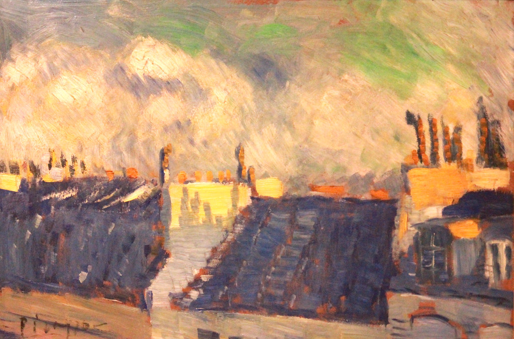 1331 | Pablo Picasso 1881-1973 Blue Roofs Paris 1901 oil on … | Flickr