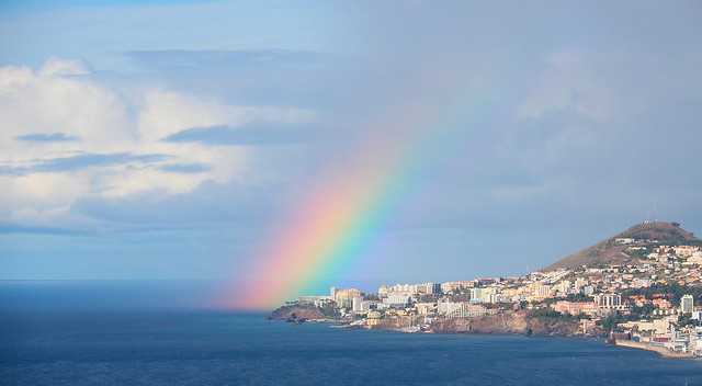 Rainbow over Ocean