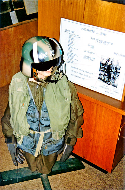 October 1995 -  Army Pilot uniform at the Museum of Australian Army Flying, Oakey, Queensland, Australia