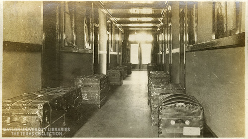 Baylor Dorm Rooms with Steamer Trunks, c. 1910