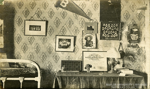 Ertha Lee Cowden Hall, dorm room, Baylor University, c. 1910 (1)