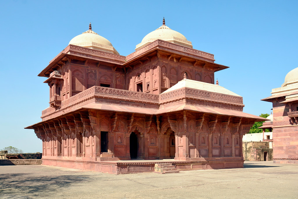 India - Uttar Pradesh - Fathepur Sikri | Ibadat Khana | The House of Worship | UPSC PYQs Solved
