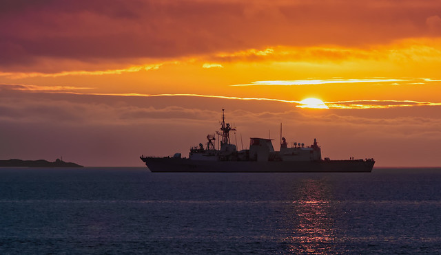 HMCS Regina @ Sunrise