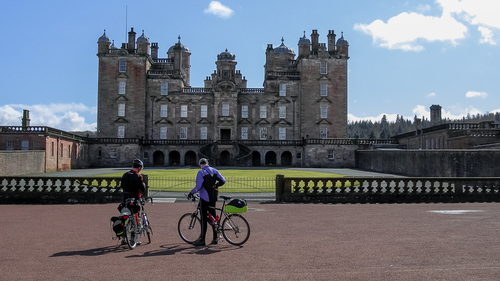 Cycling Tour of South-West Scotland: Drumlanrig Castle