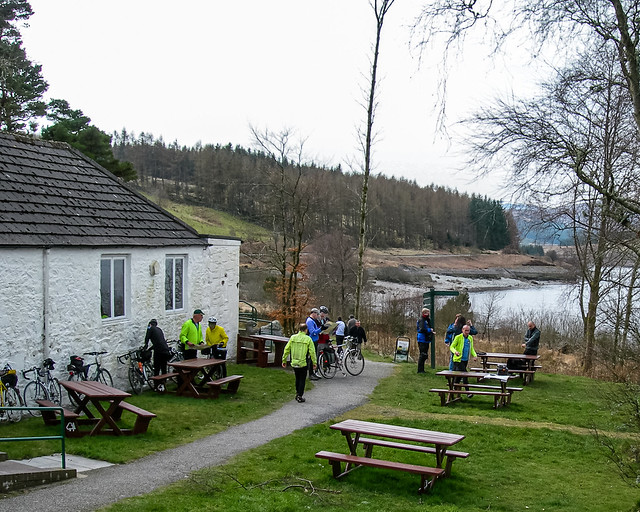 Cycling Tour of South-West Scotland: Coffee Stop at Clatteringshaws Loch