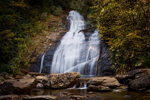 blairsville blueridge georgia autumn mountains waterfall