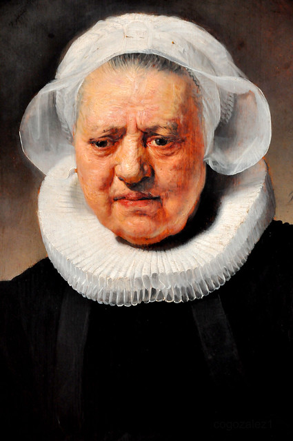 Rembrandt Portrait of Aechje Claesdr. / Retrato de Aechje Claesdr. 1634