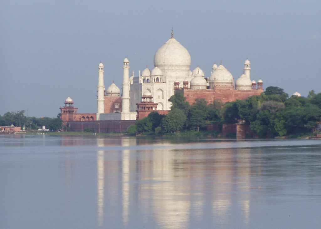 The Taj Mahal and the Yamuna River, Agra | Dan | Flickr