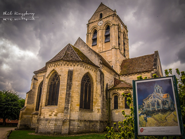 Church at Auvers-sur-Oise, France