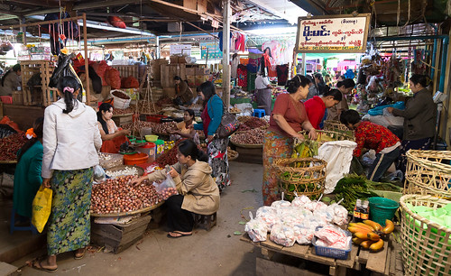 market myanmar thandwe rakhinestate state village country