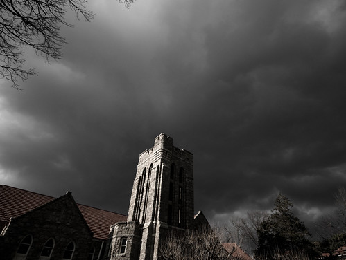 church clouds buildings branches atmosphere nature mood sky usa storm weather nj wideangle spooky montclair unitedstates cloudscape churchst landscapeorientation 1020mmf456 nikond300 photography photo