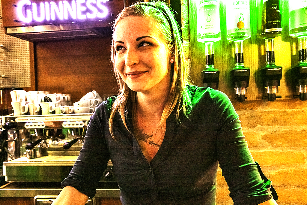Bartender at Publin--Budapest