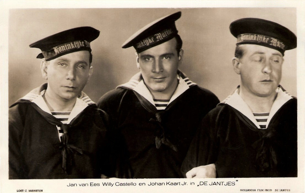 Jan van Ees, Willy Costello and Johan Kaart jr. in De Jantjes (1934)